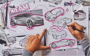 automobile design, car design, product design