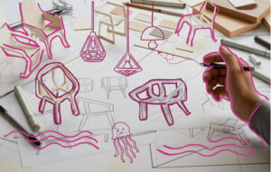 furniture modelling, furniture drawing